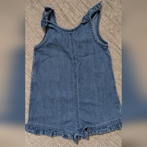 Stylish Blue Denim Women's Overalls